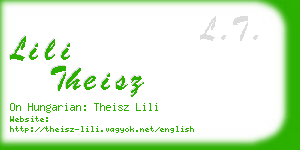 lili theisz business card